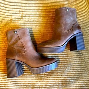 Lucky Brand Olliner Boot Cognac 8.5